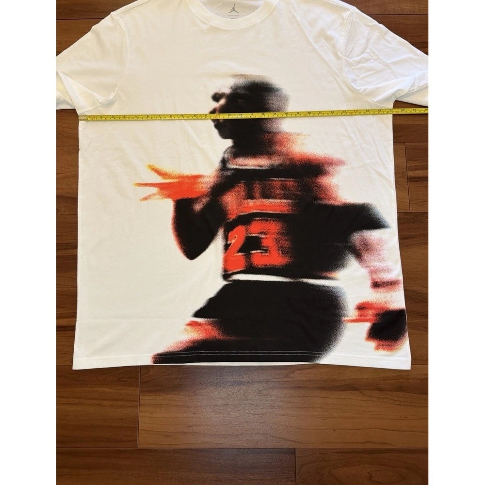 Nike Jordan Sport Dri-Fit T-Shirt MJ Graphic White HQ8966-100 Mens Size 2XL-Tall - Picture 9 of 9